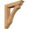 Ekena Millwork Imperial Traditional Smooth Bracket w/ Offset Brace, Western Red Cedar, 7 1/2"W x 34"D x 38"H BKT0806X34X38IMP01SWR - alternate 1